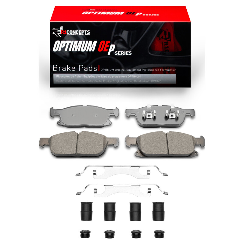 Ford Edge Brake Pads - Front - R1 Concepts - Optimum OE - `15-`25